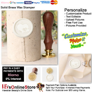 Heart Magic Ivory White Wax Stamper