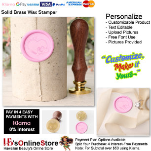 Heart Magic Princess Pink Wax Stamper