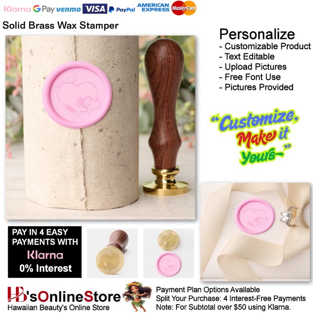 Heart Magic Princess Pink Wax Stamper (Loving Heart Princess Pink Wedding Envelope Office Supplies Wax Seal Stamp.)