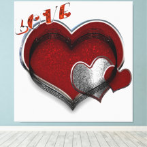 Heart Magic Wrapped Canvas