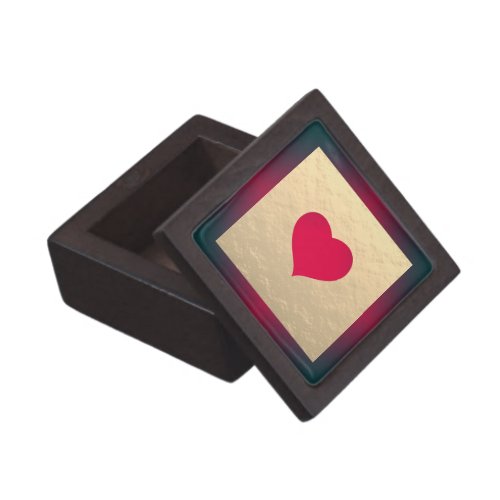 Heart Magnetic Wooden Gift Box