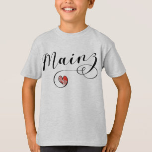 Heart Mainz Flag, I Love Mainz, Meenz T-Shirt