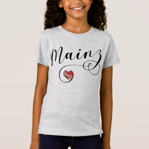 Heart Mainz I Love Mainz Meenz T_Shirt