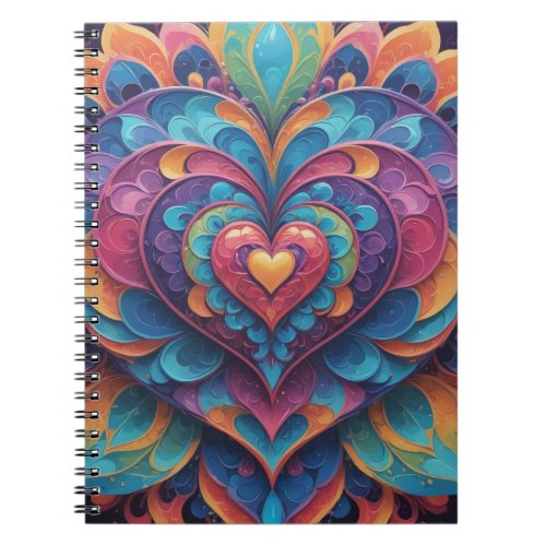 Heart Mandala Notebook