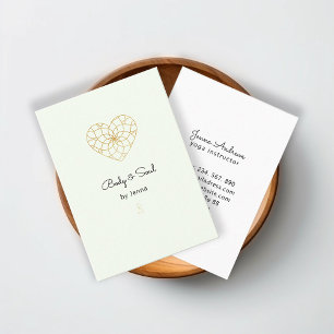 Heart Mandala Yoga Massage Wellness  Business Card