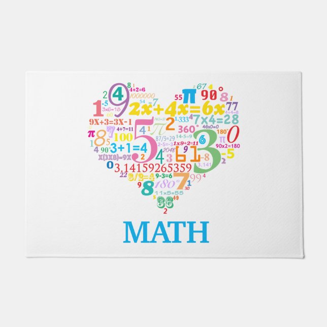 Heart Math Doormat (Front)