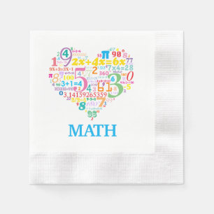 Heart Math Napkins
