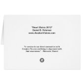 Heart Matrix 2012 Cards (Back Horizontal)