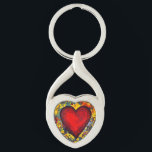 Heart Metal Keychain<br><div class="desc">Hearts Key Chain</div>