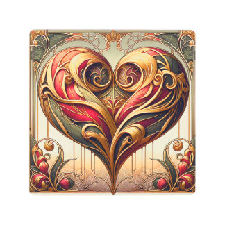 Heart Metal Print