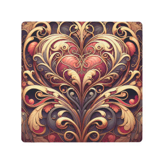 Heart Metal Print
