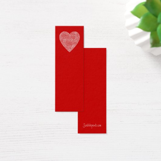 Heart Mini Bookmarks - (Desk)