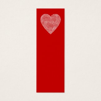 Heart Mini Bookmarks -