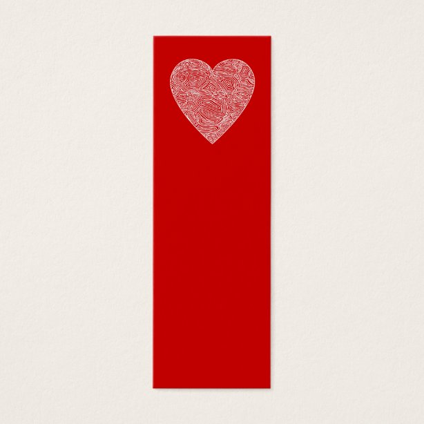 Love Heart Bookmarks | Zazzle