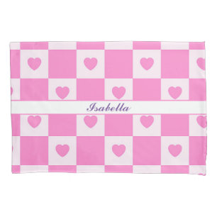 Heart Modern Pink Love Collection Pillow Case
