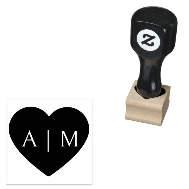 Heart Monogram Stamp (Stamped)