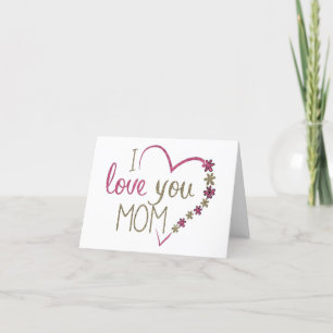 Heart Mother's Day Greeting Card