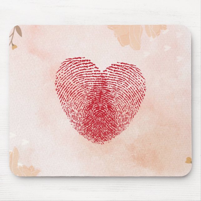 Heart Mouse Pad (Front)