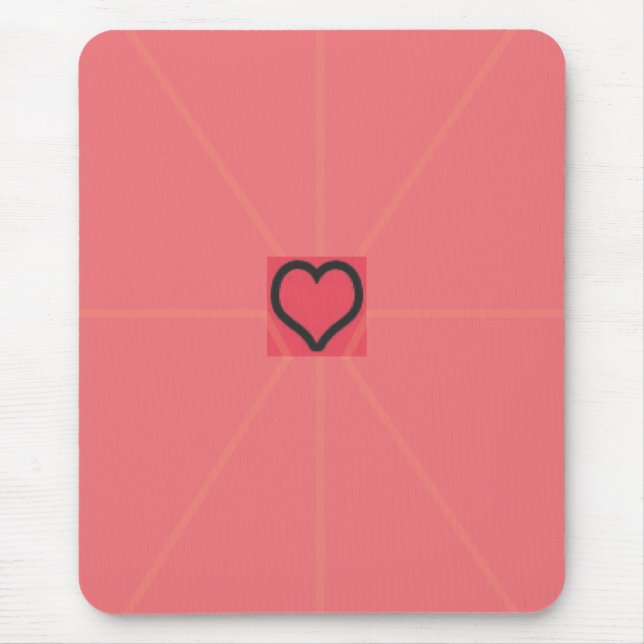 Heart Mouse Pad (Front)