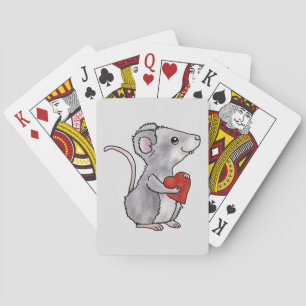 heart mouse poker cards
