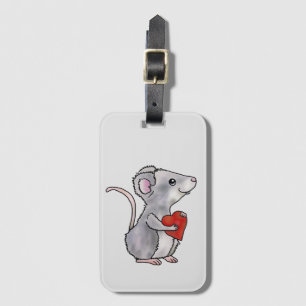 Heart mouse Reusable shopping bag Luggage Tag
