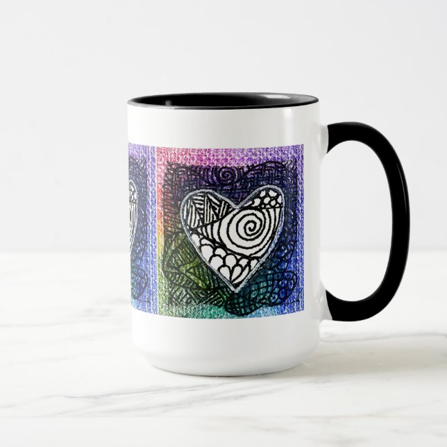 Heart Mug - Colorful Heart (Right)