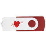 Heart Music Usb Flash Drive at Zazzle