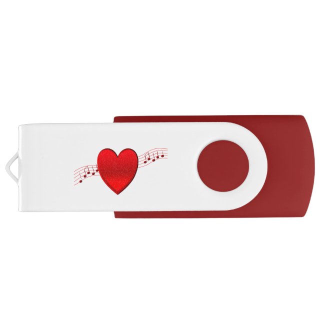 Heart Music USB Flash Drive (Back)