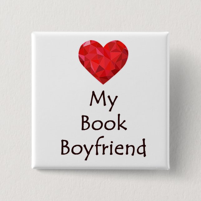 Heart My Book Boyfriend Button (Front)