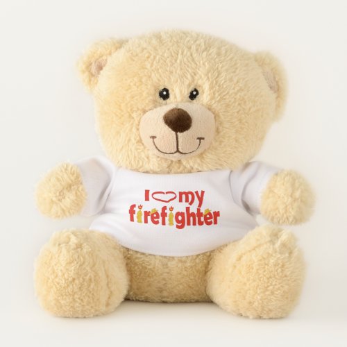 Heart My Firefighter Teddy Bear