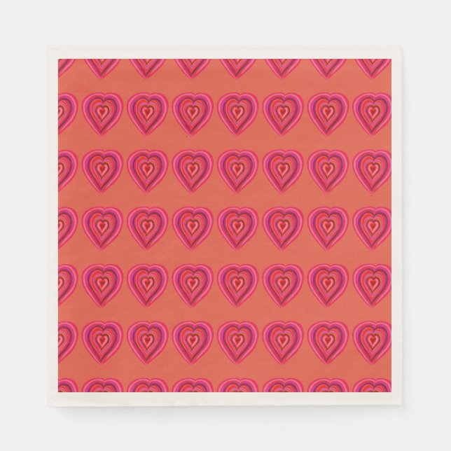 Heart  napkins (Front)