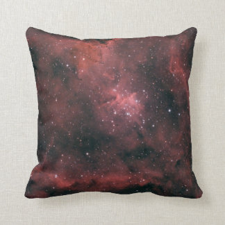 Heart Nebula Throw Pillow