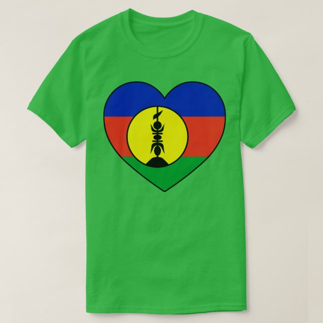 Heart New Caledonia T-Shirt (Design Front)