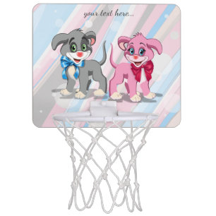 Heart Nose Puppies Cartoon Mini Basketball Hoop
