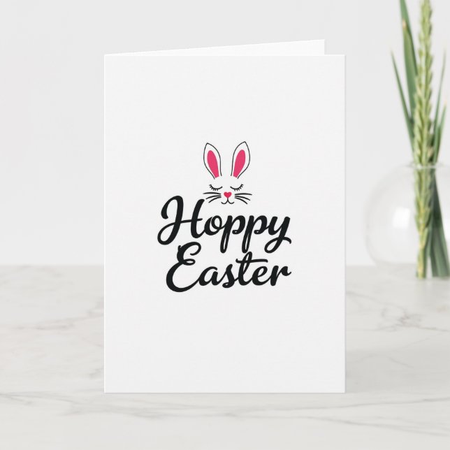 Heart Nose Springtime Card (Front)