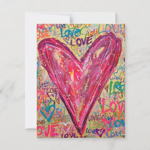 Heart Note Card