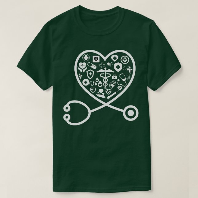 Heart Nurse 5 T-Shirt (Design Front)