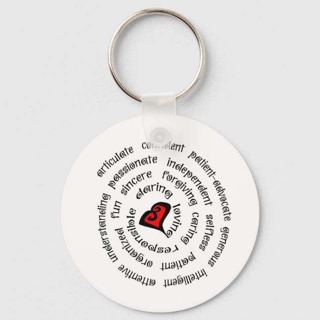 heart nurse copy keychain (Front)