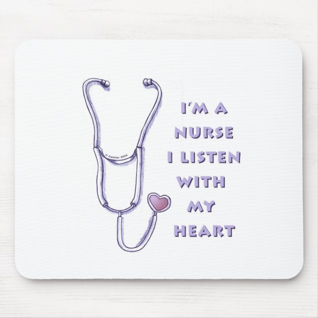 Heart nurse mouse pad (Front)