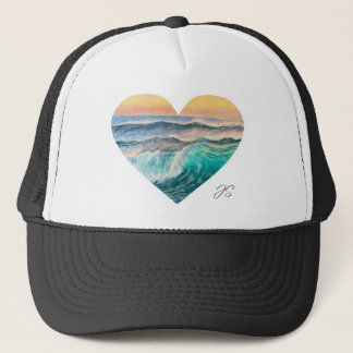 Heart Ocean Trucker Hat