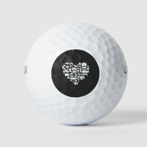 Heart of a Gamer Pullover Level Up Your Style Golf Balls