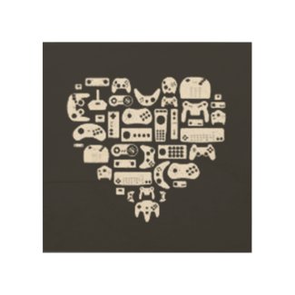 Heart of a Gamer Pullover: Level Up Your Style Wood Wall Art
