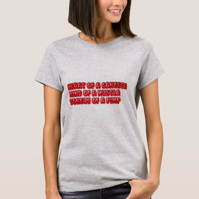 Heart Of A Gangsta T-Shirt (Front)
