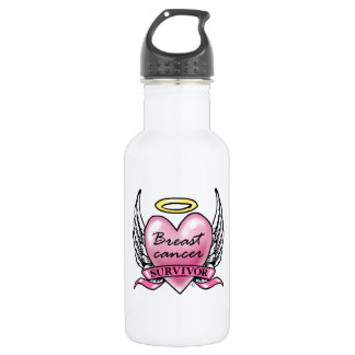 Heart of a Survivor Water Bottle