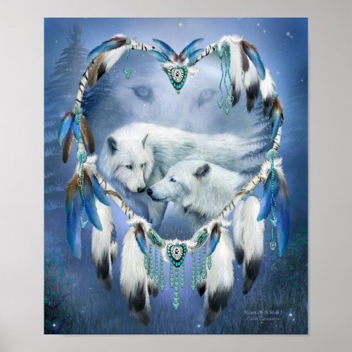 Heart Of A Wolf 3 Fine Art PosterPrint Poster