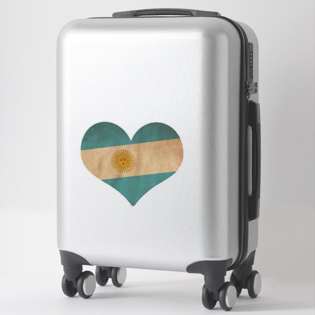 Heart of Argentina Sticker (Suitcase)