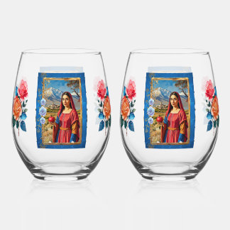Heart of Armenia Drinkware Set Stemless Wine Glass
