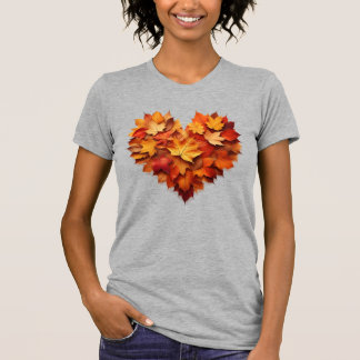 Heart of autumn leaves T-Shirt