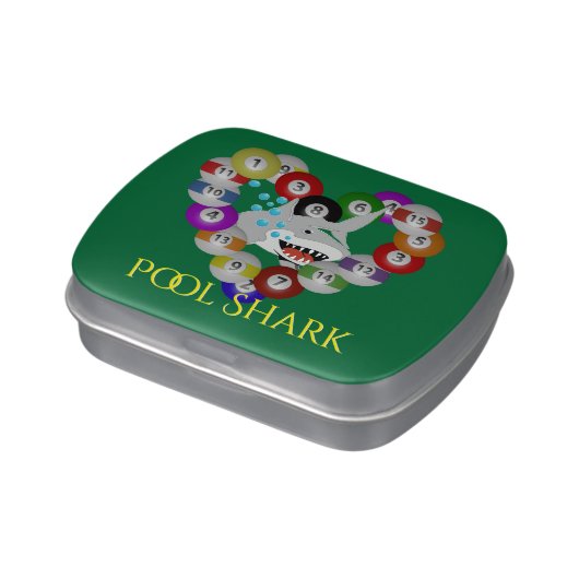 Heart of Billiards Pool Shark Name Jelly Belly Tin (Side)
