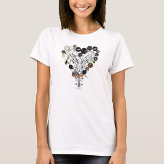Heart of Buttons and Vines T-Shirt